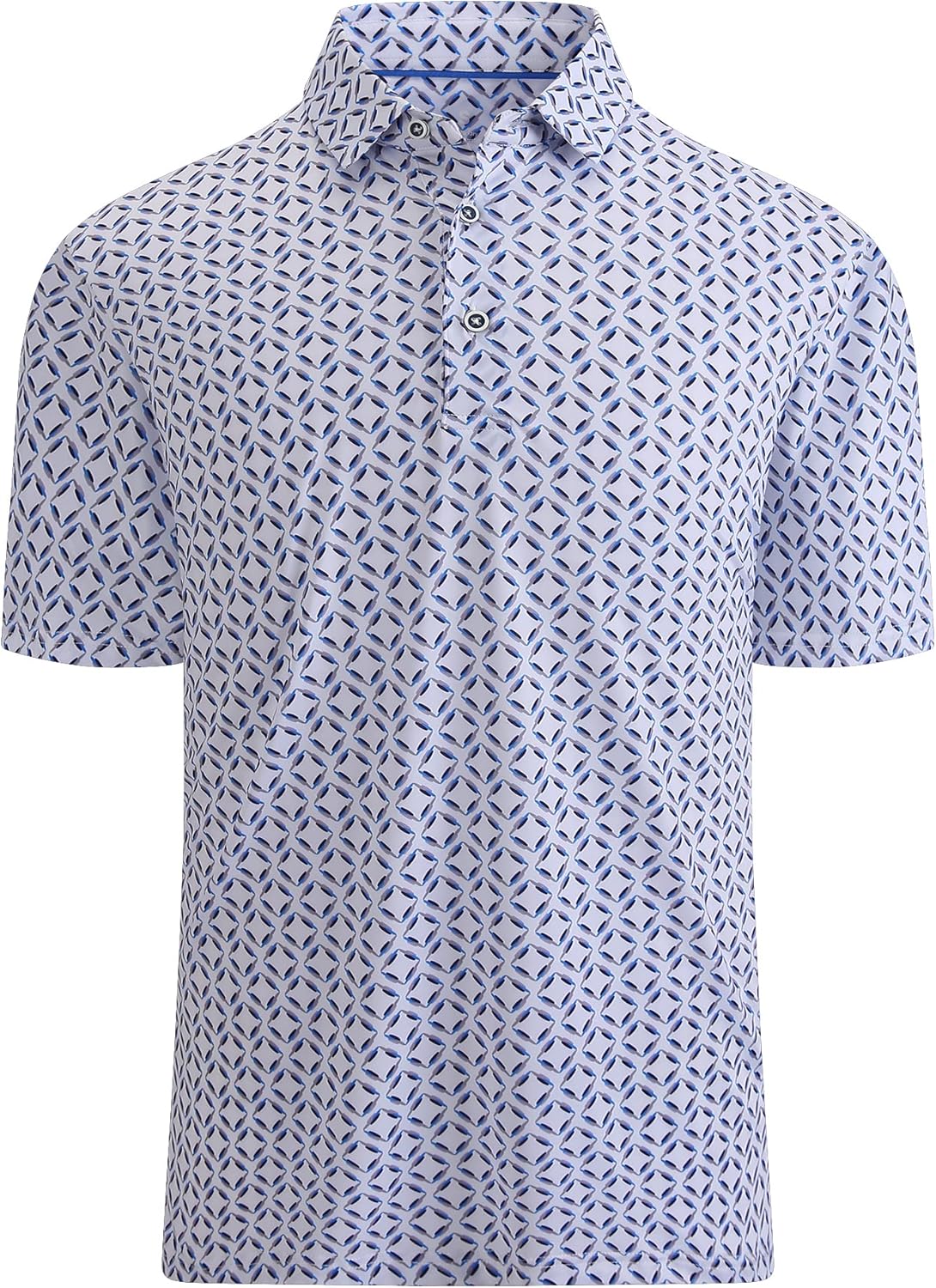 Mens Golf Shirts Short Sleeve Moisture Wicking Dry Fit Performance Athletic Polo Shirt