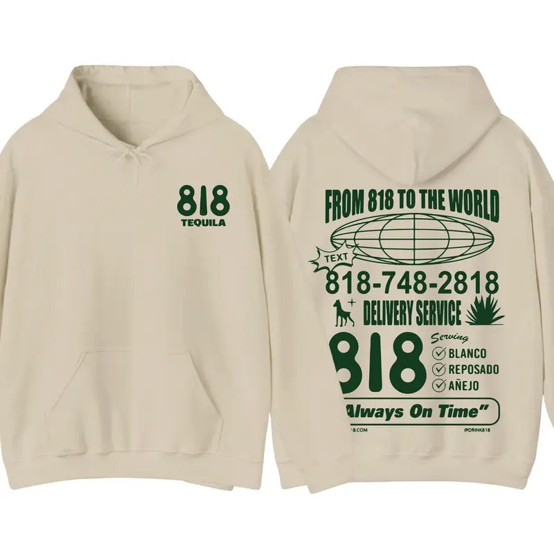 818 Tequila Hoodie, Trendy Hoodie, Regeneraton For The Next Generation, Gift for Mom Dad, Colorful