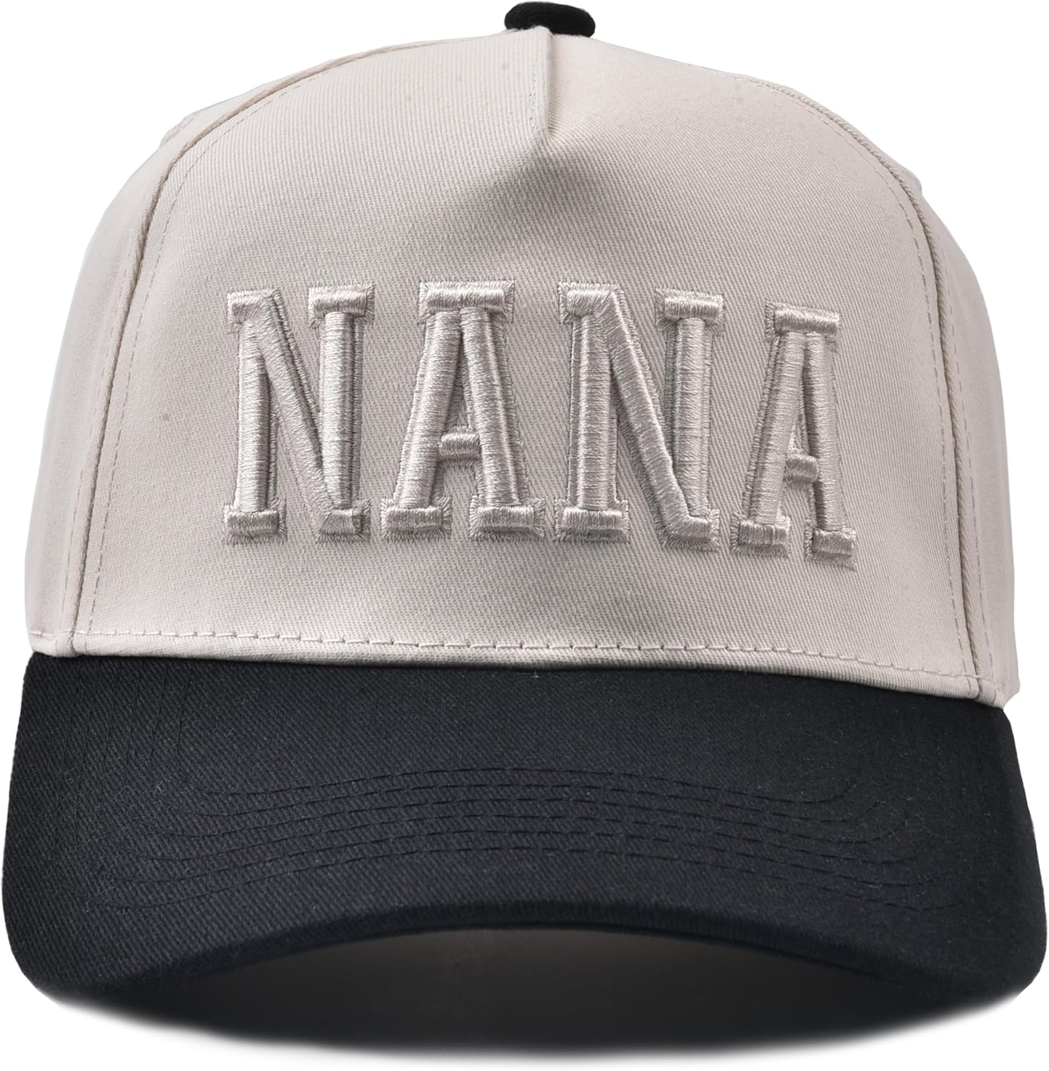 Nana Gifts- 3D Embroidered Nonna Hat Adjustable Cotton Baseball Caps for Grandma Grandparent