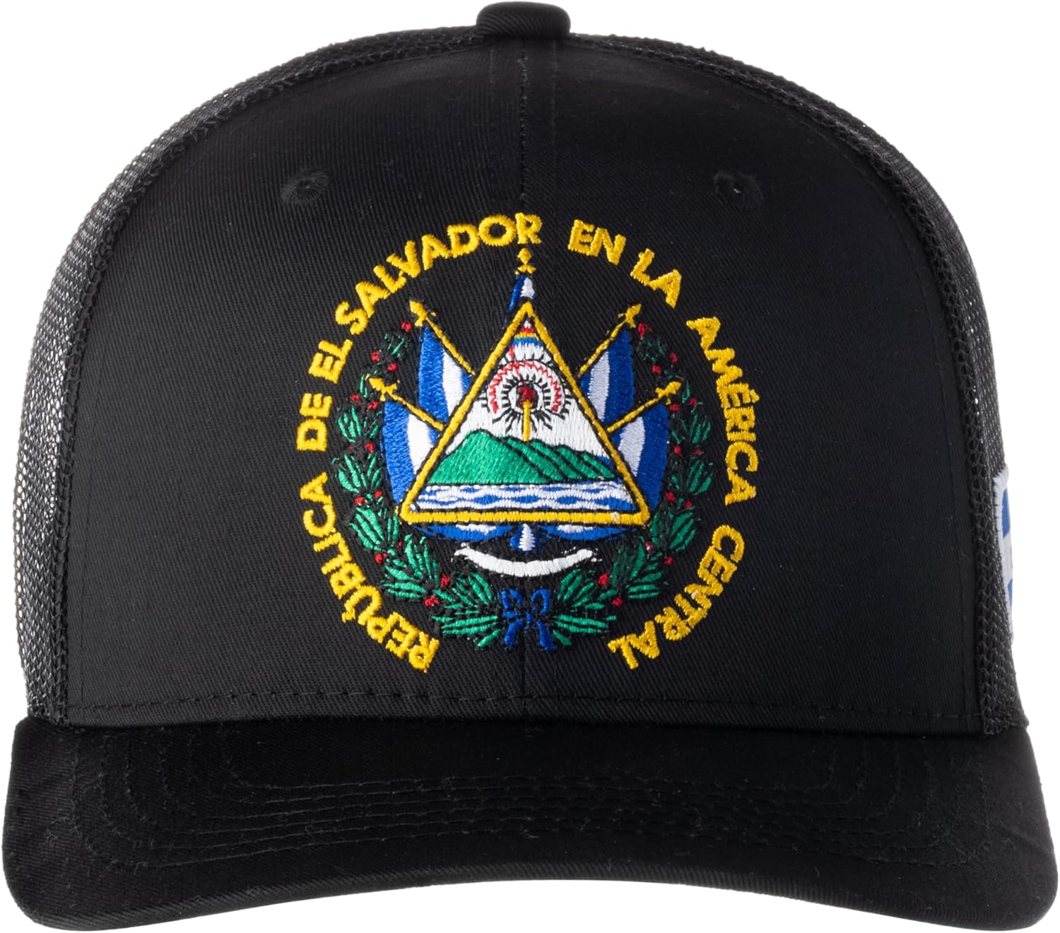 El Salvador Embroidered Baseball Cap - Adjustable Closure