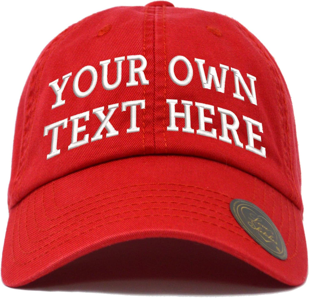 Custom Embroidered Dad Hat – Classic Polo Style Baseball Cap Adjustable Cotton Low Profile for Men & Women
