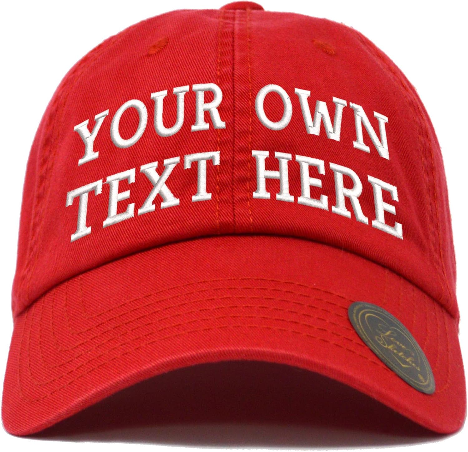 Custom Embroidered Dad Hat – Classic Polo Style Baseball Cap Adjustable Cotton Low Profile for Men & Women