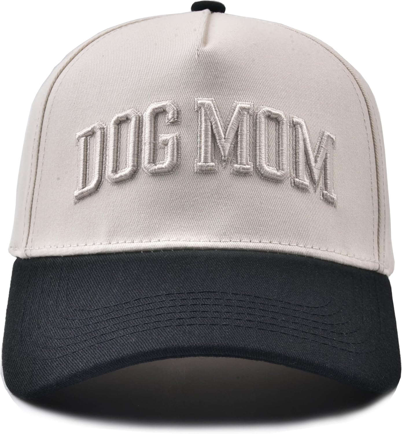 Dog Mom Hat- 3D Embroidered Puppy Mama Hat Adjustable Cotton Baseball Caps for Dog Lovers