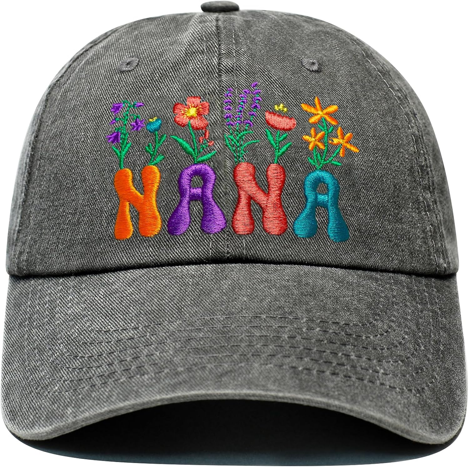 Nana Gifts from Grandkids, Birthday Gifts for Nana, Adjustable Washed Cotton Nanas Hat