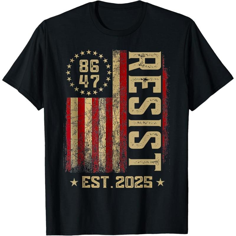 86 47 Anti Trump Resist Impeach Trump Impeach 47 US Flag T-Shirt Hoodie, Sweatshirt | DripVista.com