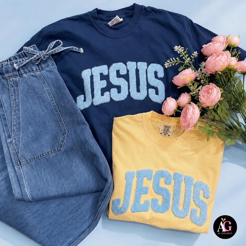Jesus Graphic Tee, Comfort Colors | Butter Or Midnight