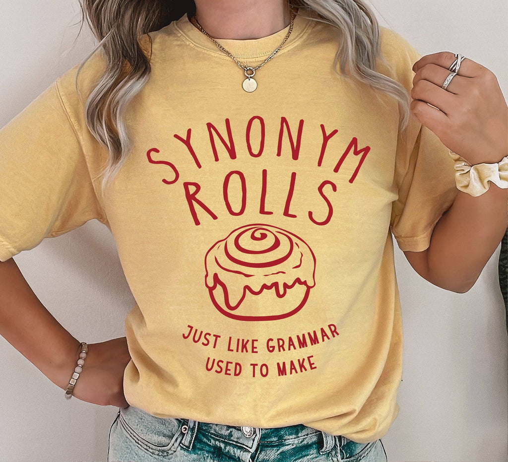Synonym Rolls Funny Teacher Rd T-Shirt