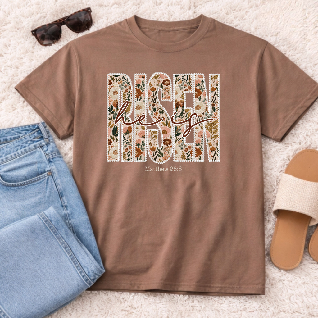 He Is Risen Graphic Tee