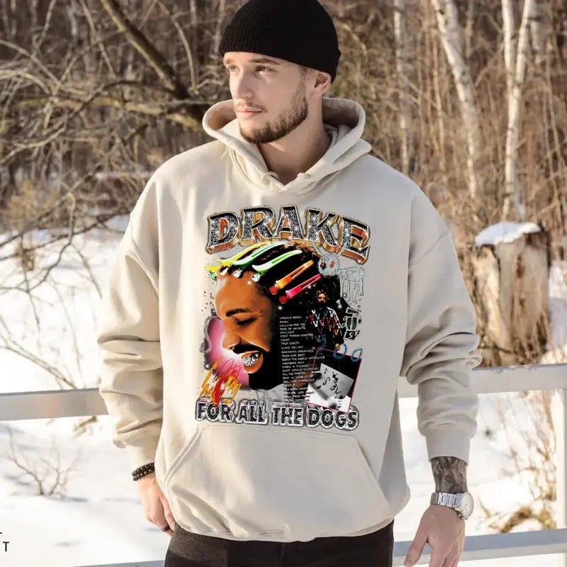 90s Graphic Style Drakke Hoodie Sweatshirt Shirt, Rapper Tshirt, Retro Country Music Rap Hip Hop, Unisex Sweater Pullover Tee