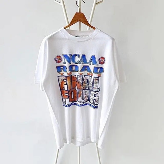 90s NCAA Road Final Four basketball t-shirt, NCAA Tshirt, Shirt For Men And Women, Women's Tshirt, Men's tshirt Cotton Menswear
