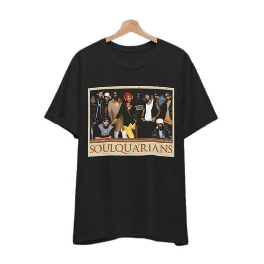 90s Neo Soul SUPERGROUP! SOULQUARIANS! Erykah Badu, Talib Kweli, Com, QuestI0ve, R00TS, Mos Def, D'angelo, Q TlP, r&b Graphic Tee Shirt