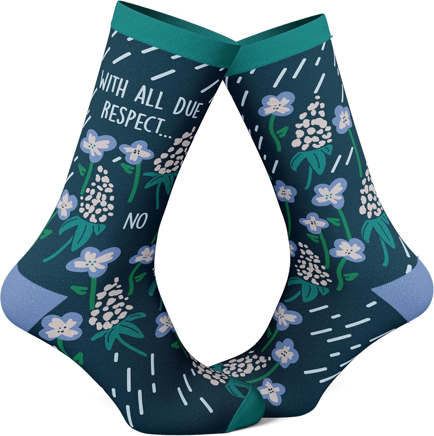 Womens Empowering Socks Funny Footware for Girls to Make a Statement