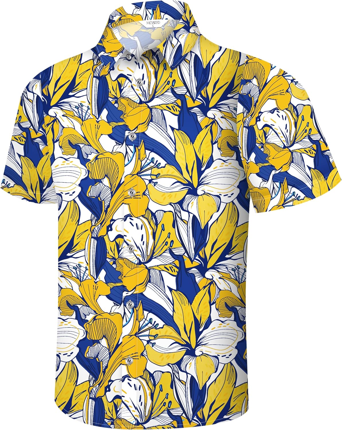 Hawaiian Shirt for Men Tropical Shirts Summer Beach Button Down Short Sleeve Luau Aloha Floral Cruise Vacation Outfit 2026