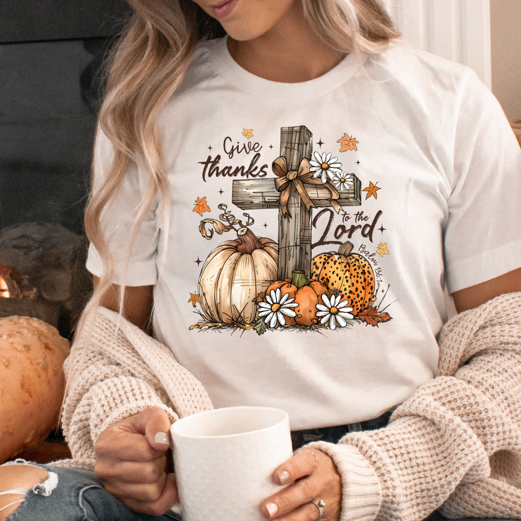Give Thanks To the Lord Fall Tee