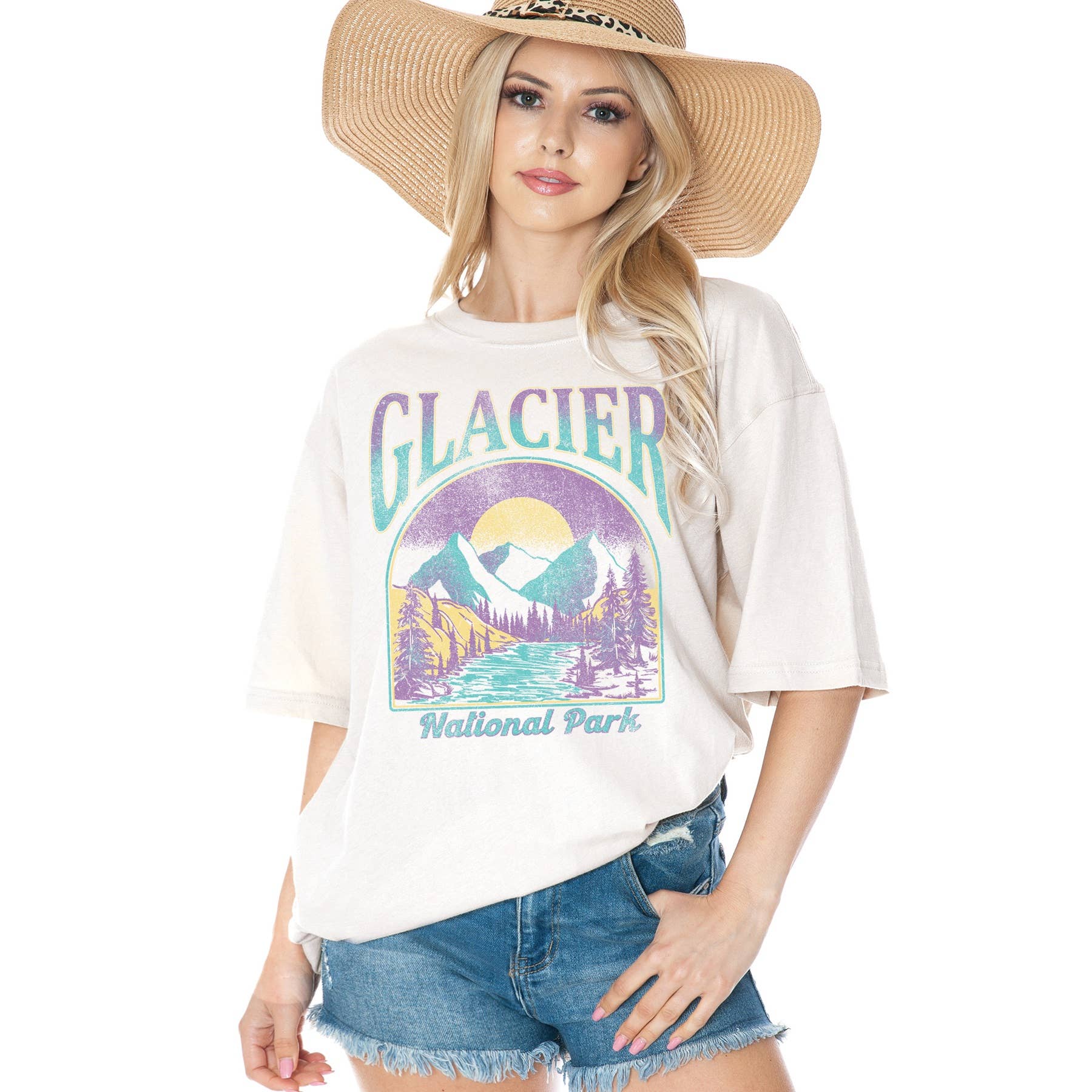 Unisex  Oversized - Glacier National Park