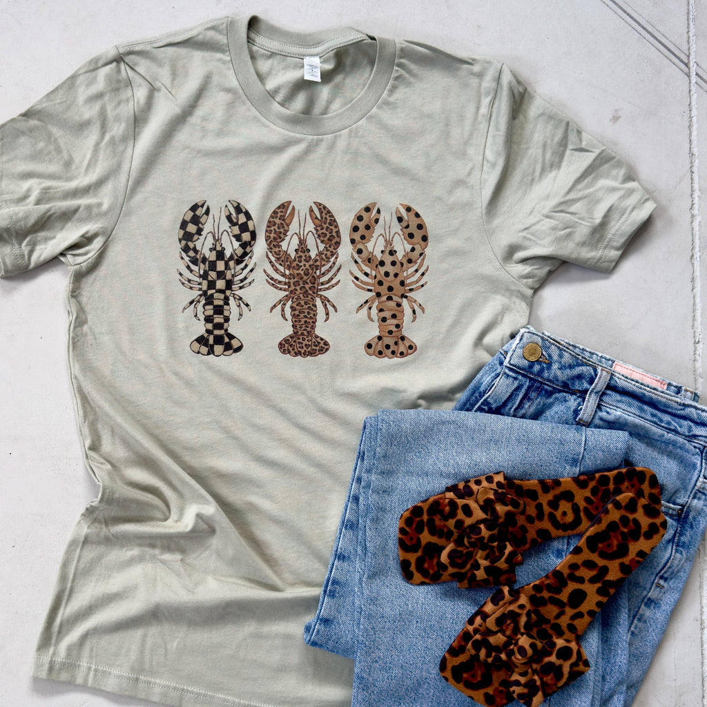 Lobster Trio Animal Print Tee