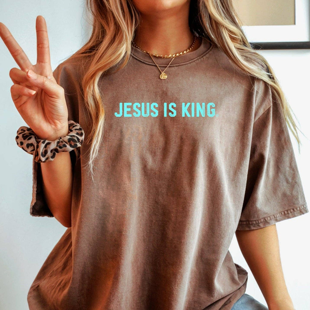 Jesus Is King Christian Tee