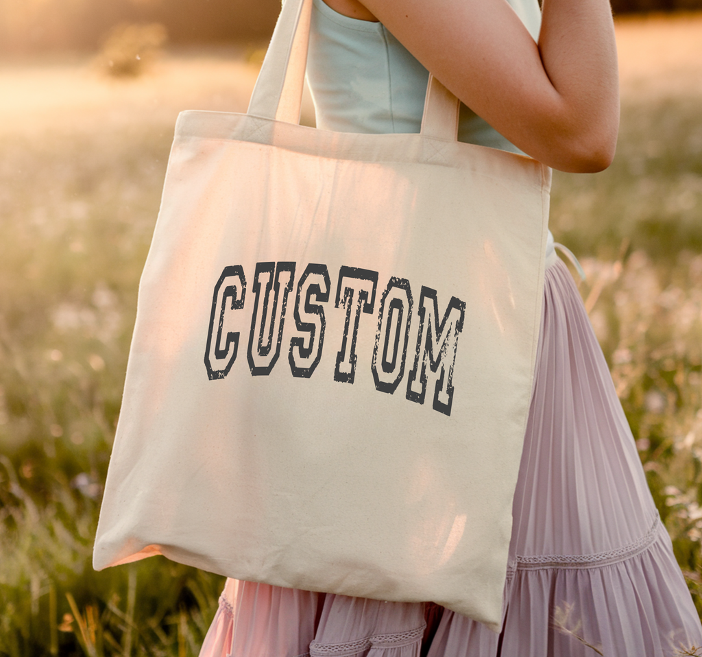 Custom Canvas Tote, Promotional, Reusable Bag