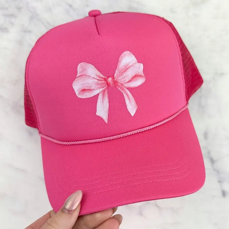 A Bow On Top Trucker Hat