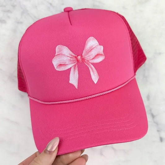A Bow On Top Trucker Hat