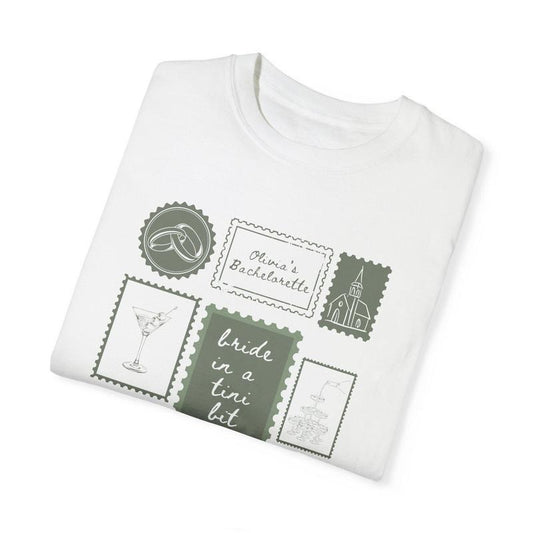 A Bride In A Tini Bit Shirt Dirty Martini Themed Bachelorette Party Dirty Martini Bride TShirt Dirty Martini Bachelorette Martini Bach