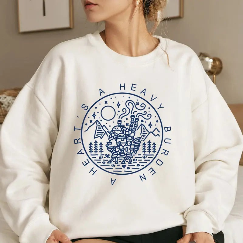 A Heart Is A Heavy Burden Characters Anime Lovers Shirt Crewneck Hoodie, Manga Shirt Sweatshirt | DripVista.com