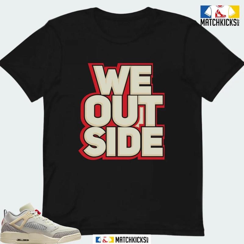 A J SPIZIKE LOW SAIL COCONUT MILK SNEAKER MATCHING T-SHIRT (WE OUTSIDE) Hoodie, Sweatshirt | DripVista.com