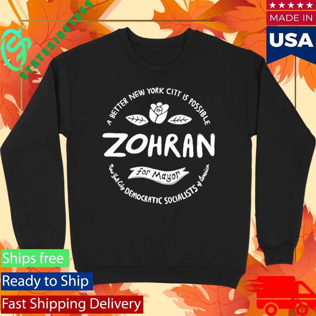 A better New York City Is Possible Zohran For Mayor Logo RED Shirt