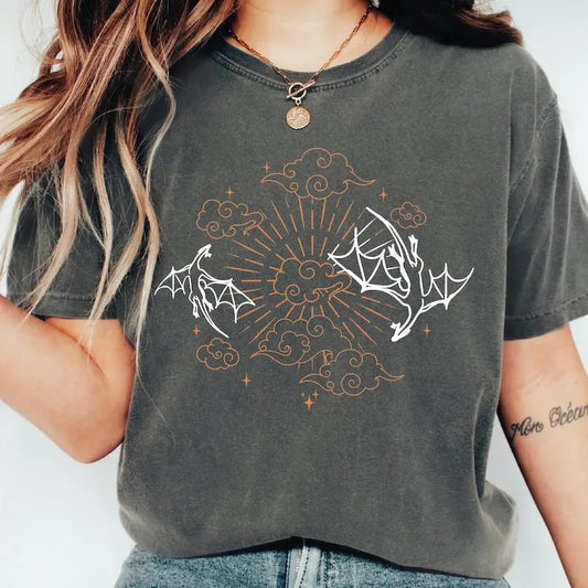 A dragon without its rider is a tragedy TShirt, Dragon Rider Tee, Bookish Shirt Gif, Fourth Wing Shirt, ALC1055