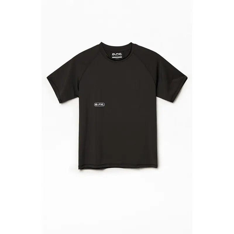 A.R.C. Men's Active Black Raglan Sport T-Shirt Hoodie, Sweatshirt | DripVista.com