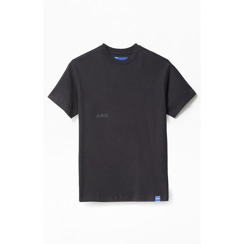 A.R.C. Men's Black Vintage Wash Heavyweight Cropped Boxy T-Shirt Hoodie, Sweatshirt | DripVista.com