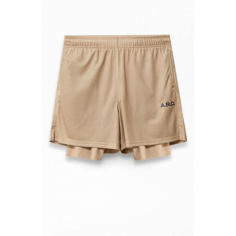 A.R.C. Men's Active Tan Mesh 2 in 1 Shorts T-Shirts, Hoodie, Sweatshirt | DripVista.com
