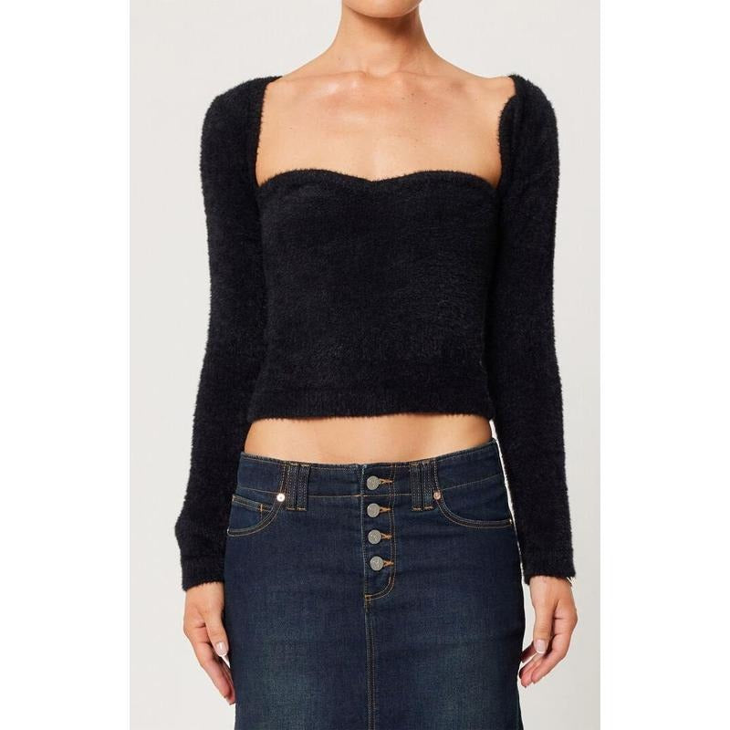 ABRAND Women's Fluffy Knit Sweater T-Shirts, Hoodie, Sweatshirt | DripVista.com