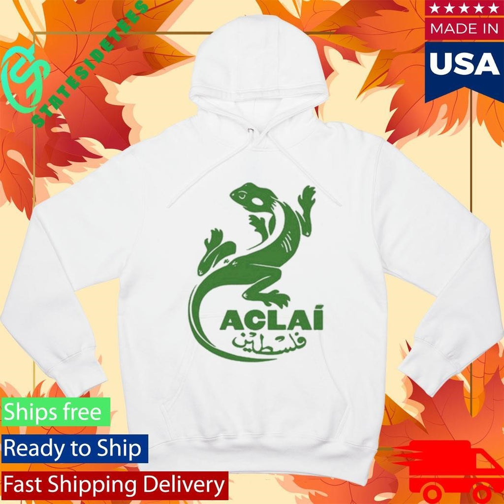 ACLAÍ Palestine Organic White Shirt