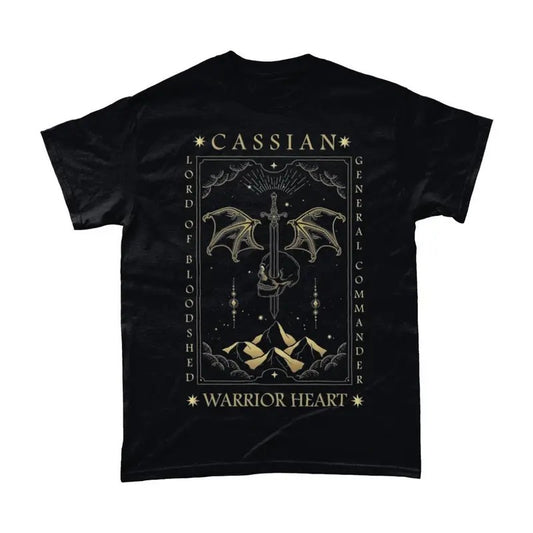ACOTAR Inspired Cassian Tarot Style T-Shirt, Book Boyfriend, Literary Tee, SJM Fandom, Bookish Gift, Soft Cotton Blend