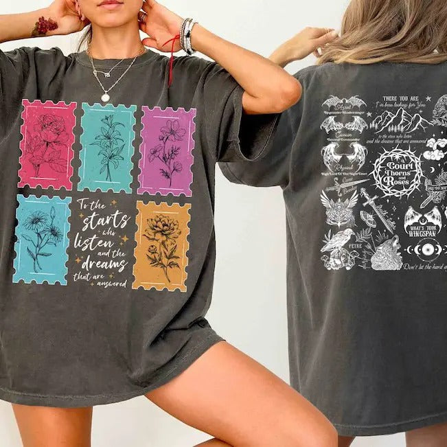 ACOTAR Quote T-Shirt, Velaris SJM Merch, Sarah J Maas Fan Gift, The Night Court tshirt, Bat Boys Fan Club, Book Lover Gift