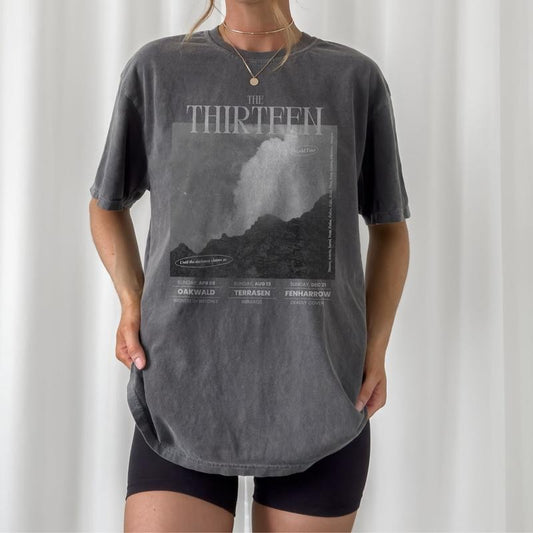 ACOTAR TOG The Thirteen Shirt Manon Blackbeak Shirt Rowan Whitethorn Throne of Glass Merch SJM Licensed Court of Dreams Terrasen Abraxos Tee