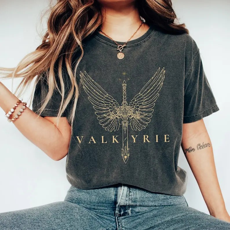 ACOTAR Valkyrie Shirt, To the stars who listen, Nesta Archeron Illyrian Training Camp, Velaris Night Court, Officially Licensed Sarah J Maas