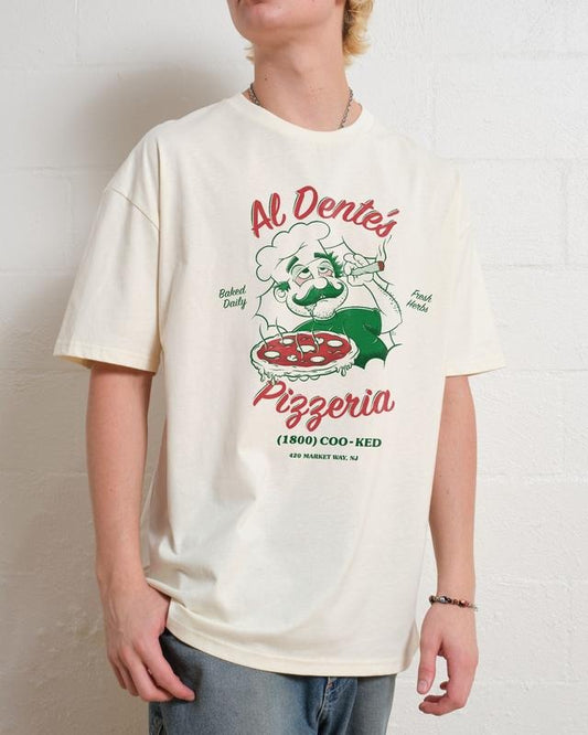 AL DENTE'S PIZZERIA T-SHIRT, Men Summer Fashion Cotton, Cotton Menswear, S to 3XL Soft Top