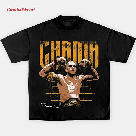 ALEX PEREIRA CHAMA TEE, UFC Poatan Graphic Tee, UFC 320 Shirt, MMA Champion T-shirt, Vintage Boxing Tee, Streetwear Boxing Graphic T-Shirt Gift for Fighters