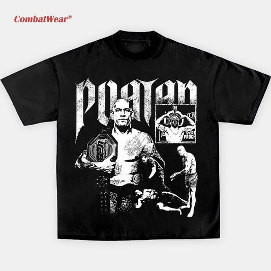 ALEX PEREIRA POATAN TEE, UFC Chama Graphic Tee, UFC 320 Shirt, MMA Champion T-shirt, Vintage Boxing Tee, Streetwear Boxing Graphic T-Shirt Gift for Fighters