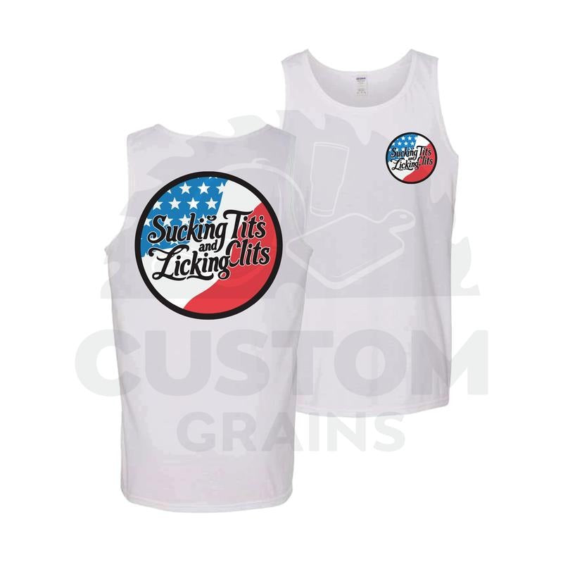 AMERICAN FLAG SUCKING'S AND LICKING C'S TANKTOP T-Shirts, Hoodie, Sweatshirt | DripVista.com