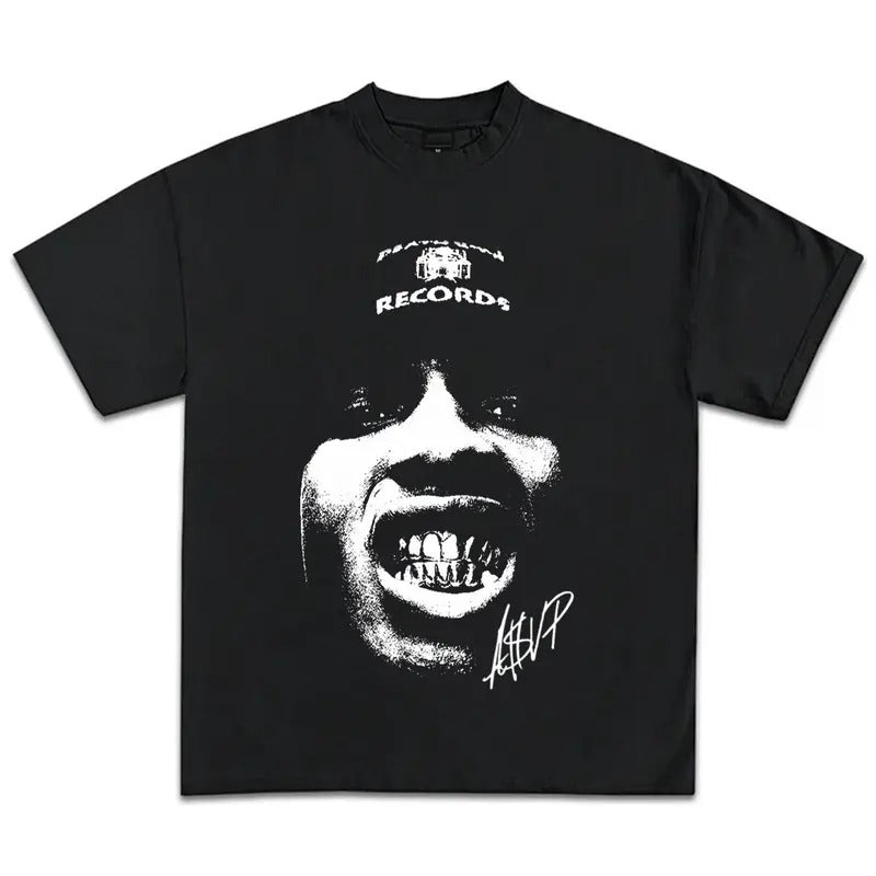 ASAP ROCKY T-Shirt 90s Vintage Rapper Graphic Tee Bootleg Rap Hip Hop Concert Merch Men Women Menswear Topstyle{n002}2