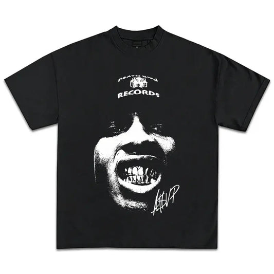 ASAP ROCKY T-Shirt 90s Vintage Rapper Graphic Tee Bootleg Rap Hip Hop Concert Merch Men Women Menswear Topstyle{n002}2