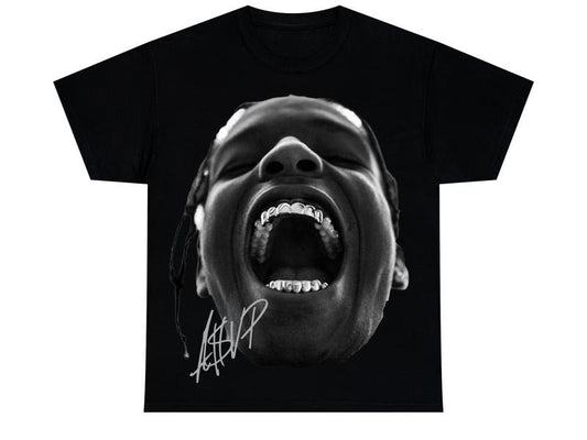 ASAP ROCKY T-Shirt Rapper Graphic Tee Rap Hip Hop Y2k Merch Men Women Menswearstyle{n002}3