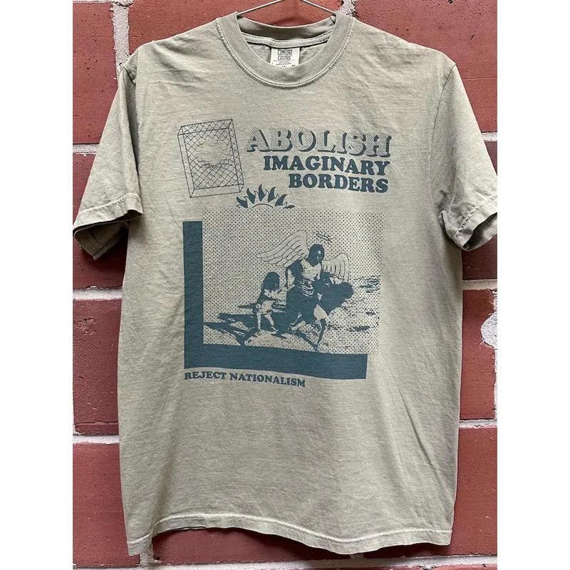 Abolish Imaginary Borders T-shirt Hoodie, Sweatshirt | DripVista.com