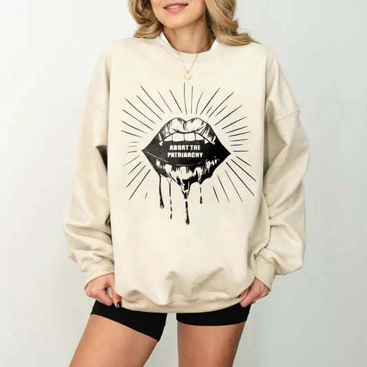 Abort The Patriarchy Sweatshirt, Feminism Shirt, Women Rights Shirt, Destroy Patriarchy Tee, Feminist Quote Tee