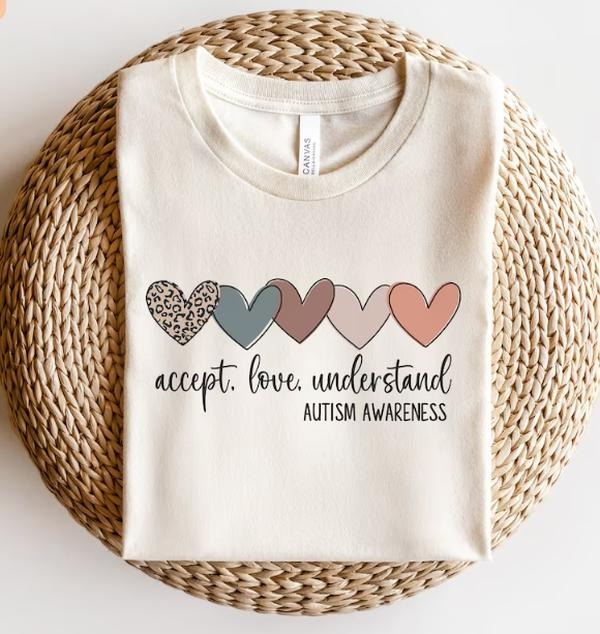 Accept Love Understand Autism Acceptance Shirt Autism Awareness Mom Shirt Hoodie, Sweatshirt | DripVista.com