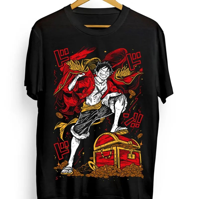 Ace One Piece T-shirt Luffy T-Shirt Manga Anime Ace Tshirt Graphic Tee All Size