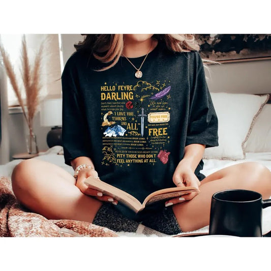 Acotar Rhysand Quotes Colored shirt | | Acotar A Court Of Thorns And Roses Series shirt | Book Quotes sweatshirt